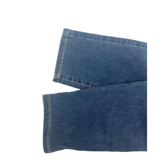 Falls Creek skinny Fit Jeggins Medium Wash Blue Elastic Waist Pull on size 8 - Picture 4 of 5